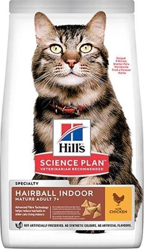 Hill's Hairball Control Tavuklu Tüy Yumağı Önleyici Yaşlı Kedi Maması 1,5 Kg - Image 1