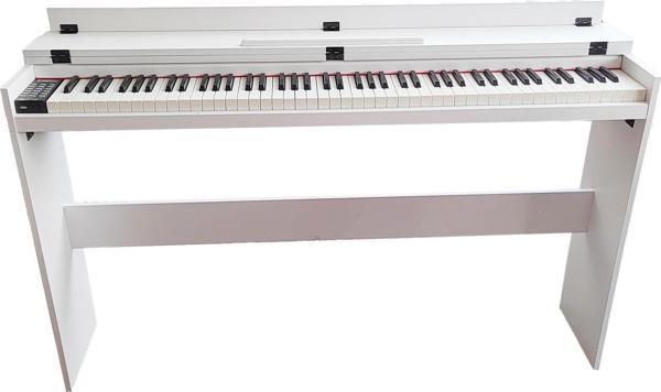 Jwin SDP-92 Tuş Hassasiyetli 88 Tuşlu Kapaklı Dijital Piyano - Beyaz - Image 1