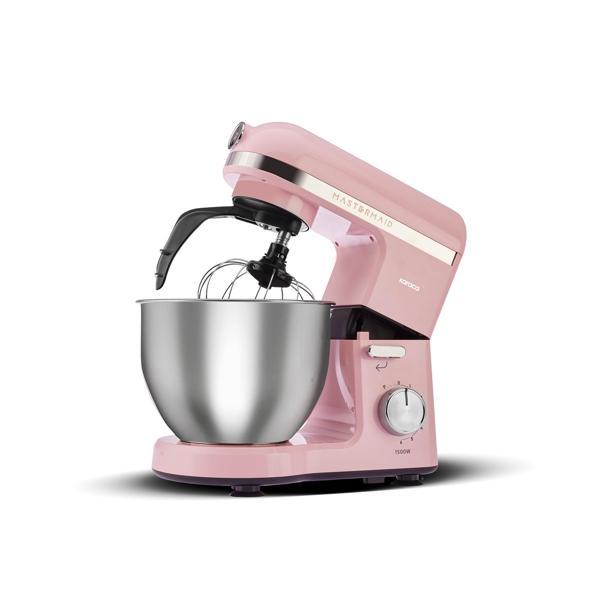Karaca Mastermaid Chef Pro Çift Kollu Hamur Yoğurma Makinesi Pink 1500W 5L - Image 1