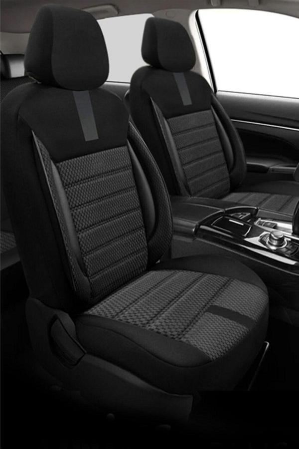 Nice Shop Ford Festiva Uyumlu Koltuk Kılıfı Oasis Serisi - Siyah - Image 1