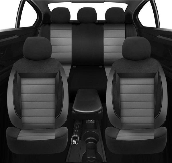 Nice Shop Peugeot 308 Uyumlu Koltuk Kılıfı Enigma Serisi - Gri - Image 1