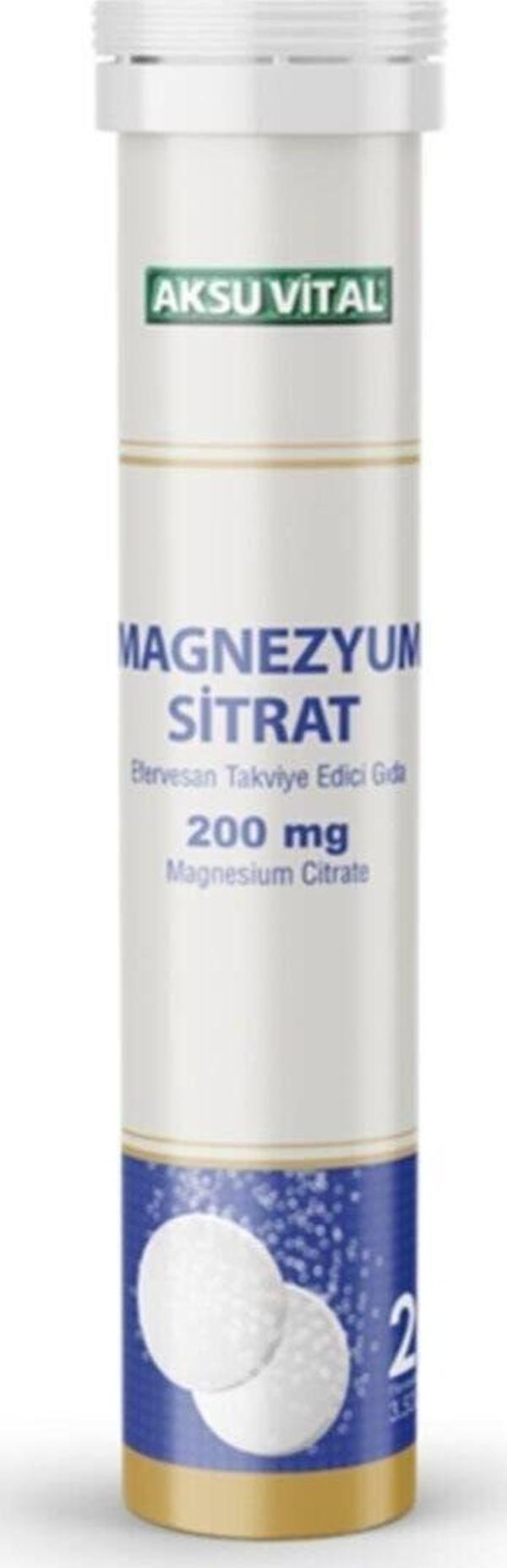 Aksuvital Magnezyum Sitrat Efervesan - Image 1