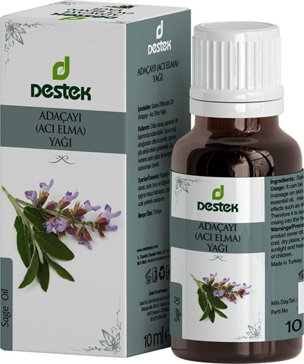Destek Adaçayı Yağı (Distile) 10 Ml - Image 1