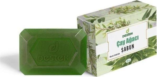 Destek Çay Ağacı Sabunu 150 Gr (Bitkisel Gliserin Bazlı Şeffaf Sabun) - Image 1