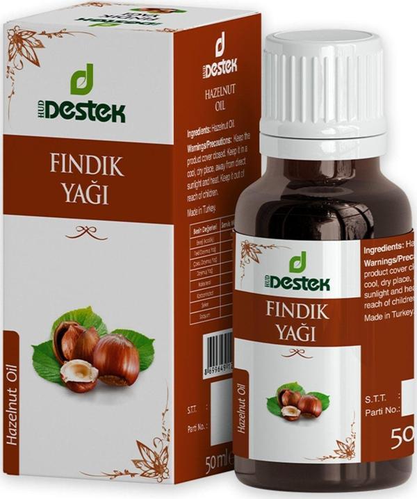 Destek Fındık Yağı (Soğuk Pres) 50 Ml - Image 1