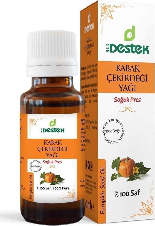 Destek Kabak Çekirdeği Yağı (Soğuk Pres) 20 Ml - Image 1