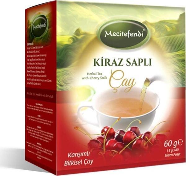 Mecitefendi Kiraz Saplı Bitki Çayı 40'Lı Poşet - Image 1