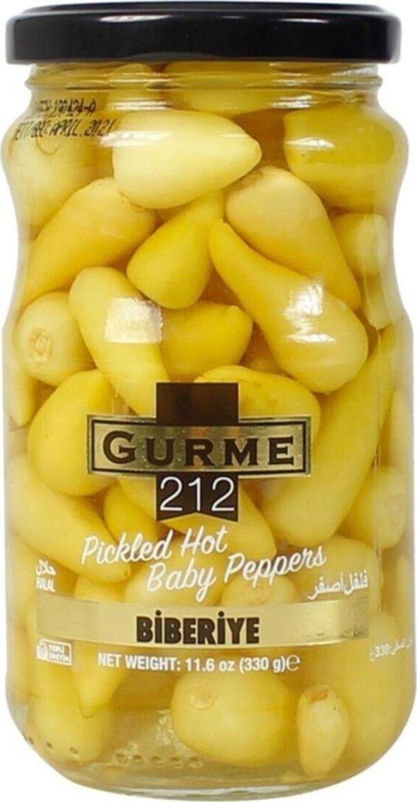 Gurme212 Biberiye Turşusu, Sezonunda Hasat, Meze (1 Adet X 370Cc) - Image 1