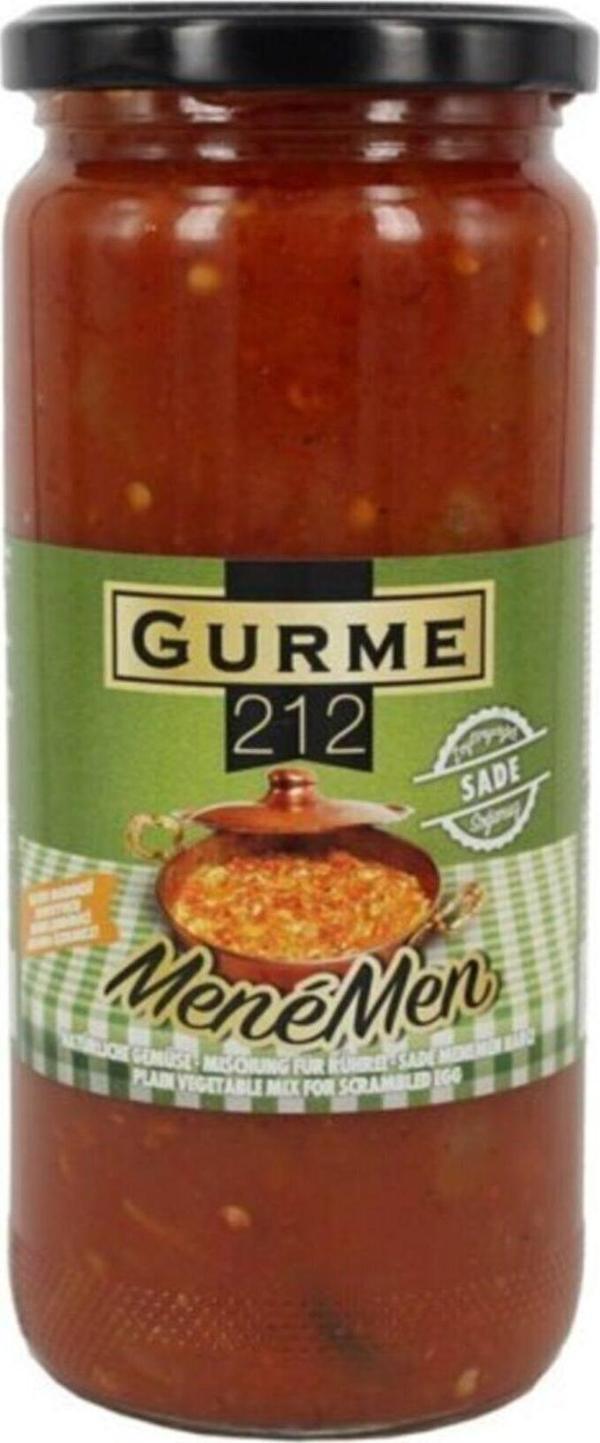 Gurme212 Ev Tipi Sade Menemen, Cam Kavanoz (1 Adet X 500Cc) - Image 1
