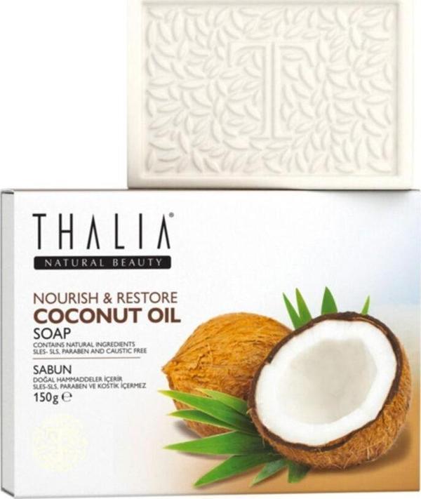 Thalia Besleyici & Onarıcı Coconut Oil Doğal Katı Sabun - 150 Gr - Image 1