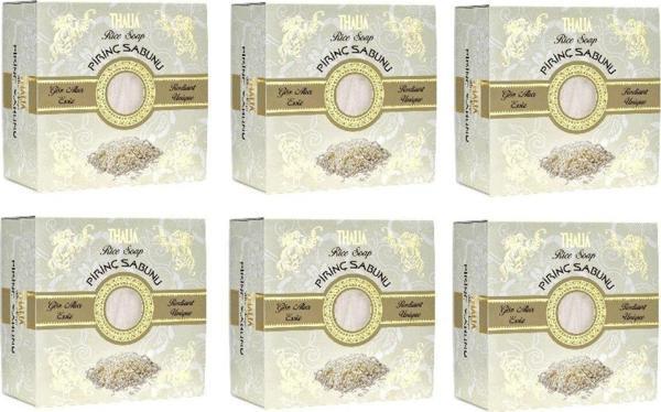 Thalia Doğal Pirinç Proteinli Sabun - 150 Gr X 6 Adet - Image 1