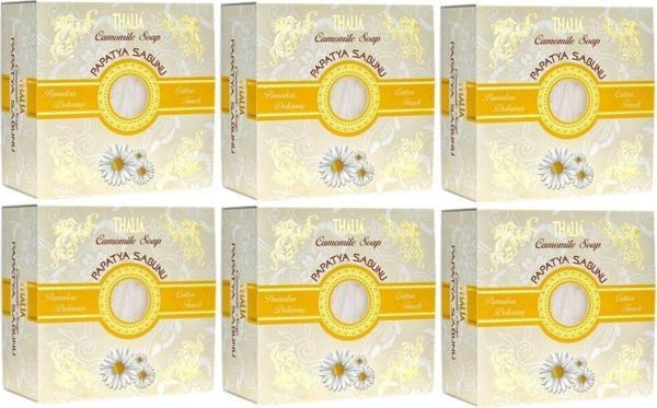 Thalia Rahatlatıcı Etkili Papatya Özlü Doğal Katı Sabun 150 Gr X 6 Adet - Image 1