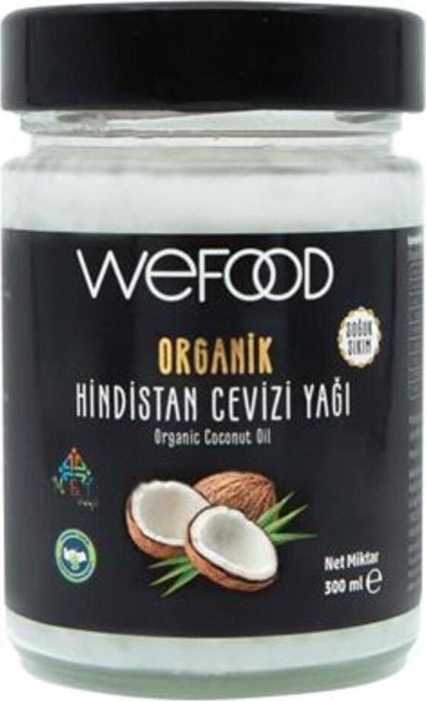 Wefood Organik Hindistan Cevizi Yağı 300 Ml 2'Li (Soğuk Sıkım) - Image 1
