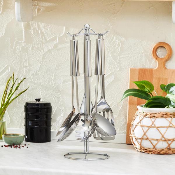 Karaca Apricot Chef Standlı 7 Parça Servis Seti - Image 1