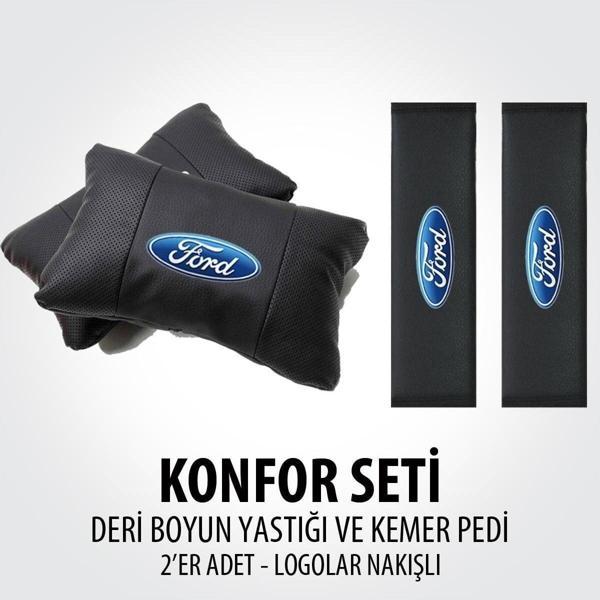 Nice Shop Ford Deri Yastık Kemer Konfor Seti - Image 1
