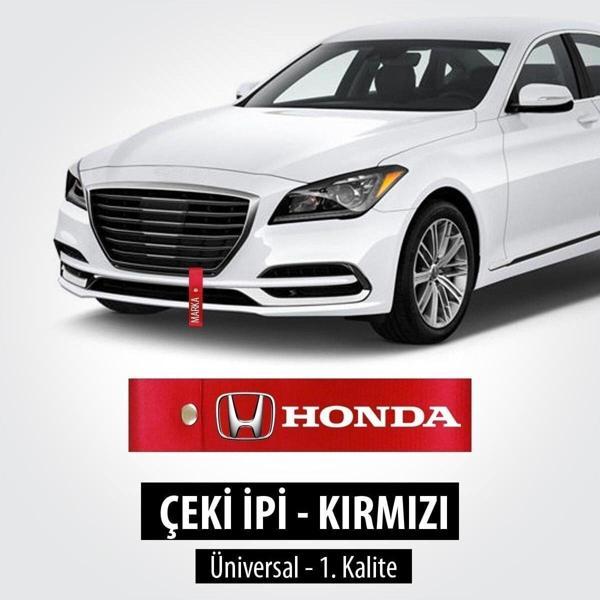 Nice Shop Honda Çeki Ipi Kırmızı Renkli Uv Baskılı Solma Atma Yapmaz Tampon Dili - Image 1
