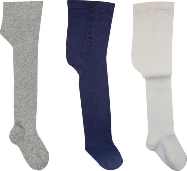 Olay Socks Unisex Bebek 3'Lü Pamuklu Külotlu Çorap - Image 1
