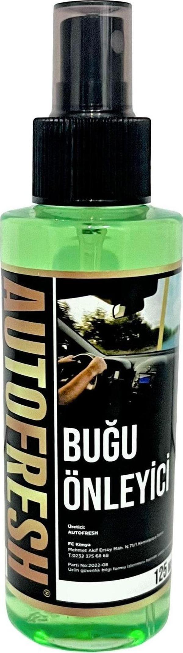 Auto Fresh Araç Buğu Önleyici Sprey Araç Motorsiklet Ve Araba Cam Bugu Giderici 125 Ml - Image 1