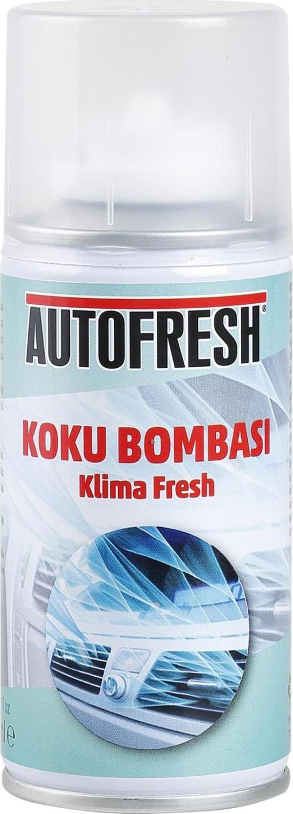 Auto Fresh Koku Bombası Klima Fresh Klima Temizleyici Kötü Koku Giderici Sprey Amber Esanslı 150 ML - Image 1
