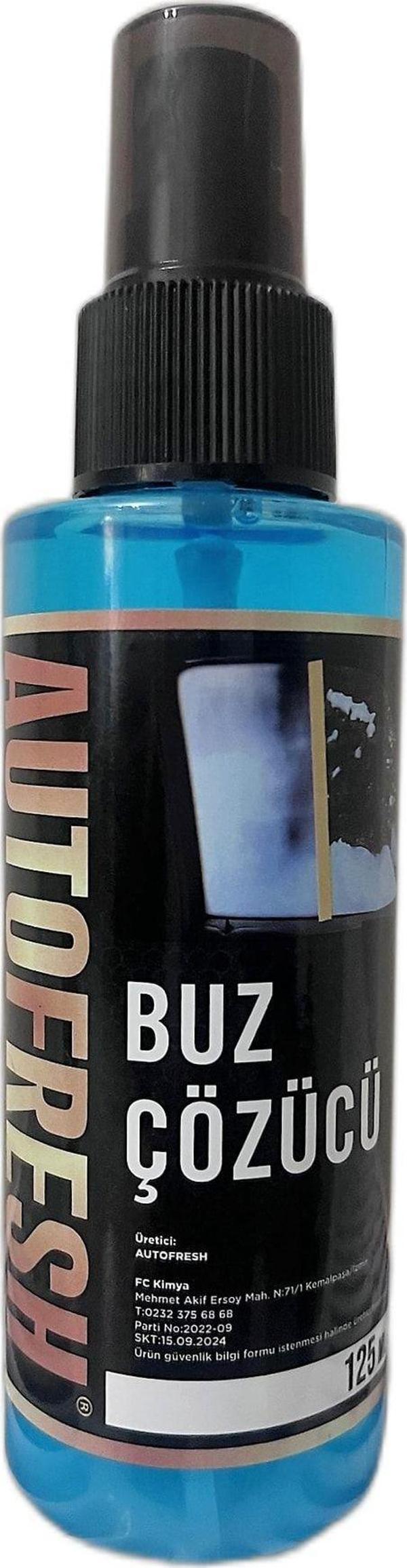 Auto Fresh Oto Buz Çözücü Araç Araba Ayna Cam Buzlanma Önleyici Hızlı Ve Pratik Kullanım Sprey 125 Ml - Image 1