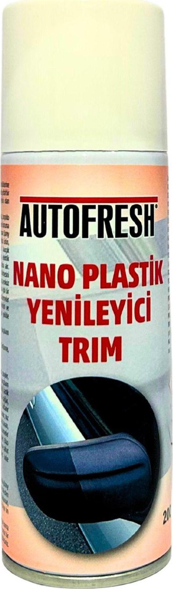 Auto Fresh Oto Nano Plastik Yenileyici Trim Sprey Parlatıcı Onarıcı Kaplama Bez 200 ML - Image 1