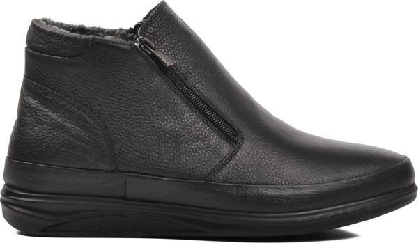 Ayakmod 720 Siyah Hakiki Deri Erkek Bot - Image 1