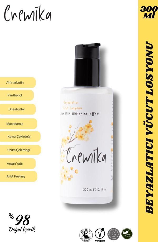 Cremika Beyazlatıcı Vücut Losyonu, Bearberry,arbutin%2, Sheabutter,panthenol,e Vitamini, Üzüm Çekirdeği - Image 1