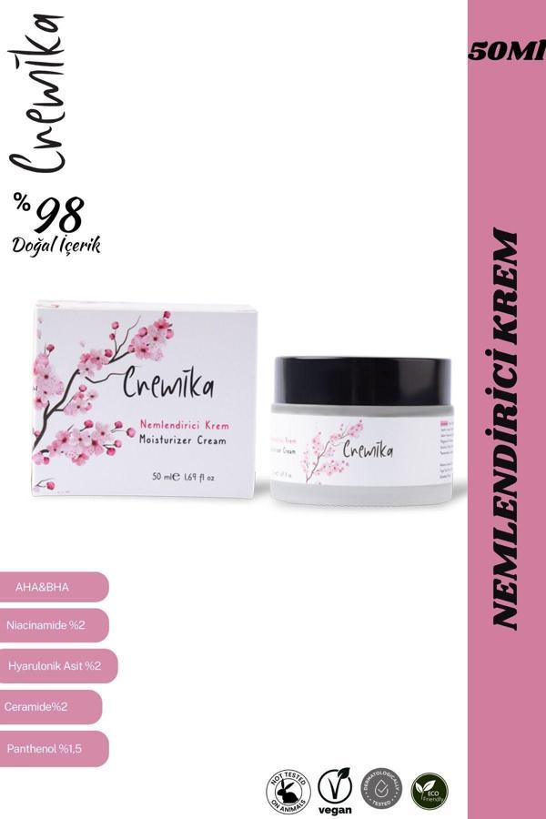Cremika Su Bazlı Nemlendirici Yüz Kremi 50 Ml-onarıcı, Tazeleyici, Non-komedojenik, Tüm Cilt Tiplerine Uygun - Image 1
