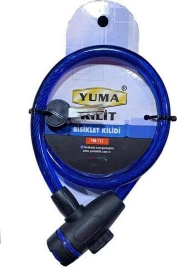 Yuma YM-751 80 Cm 12 Mm Bisiklet Kilidi - Image 1