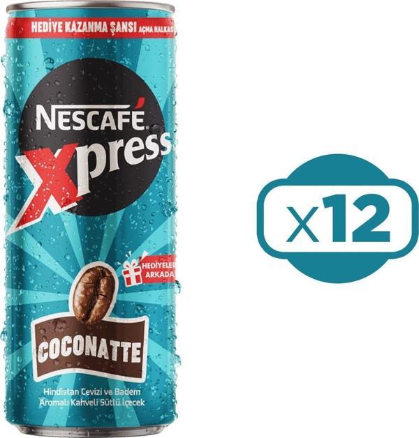 Nescafe Xpress Coconatte Soğuk Kahve 250ml x 12 Adet - Image 1