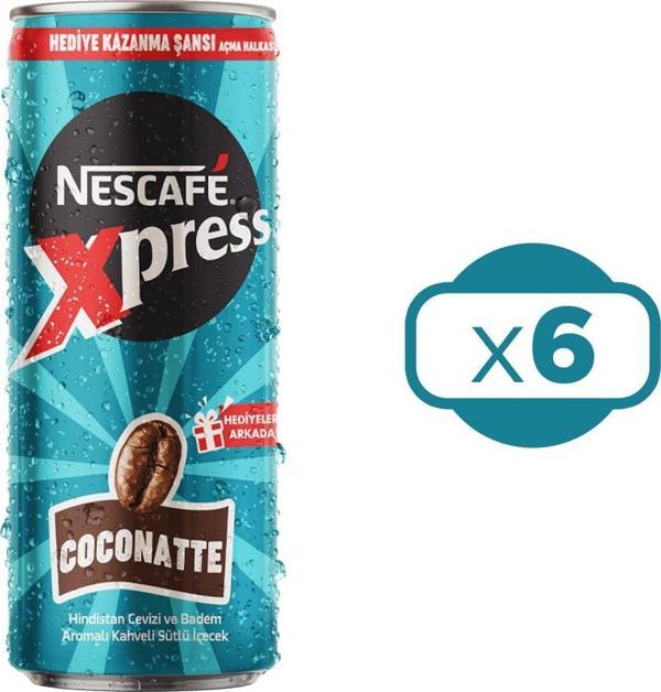 Nescafe Xpress Coconatte Soğuk Kahve 250ml x 6 Adet - Image 1