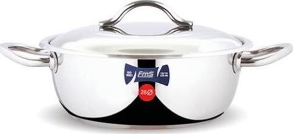 FMS 40x15 cm 15 Lt Lüks Basık Çelik Tencere - Image 1