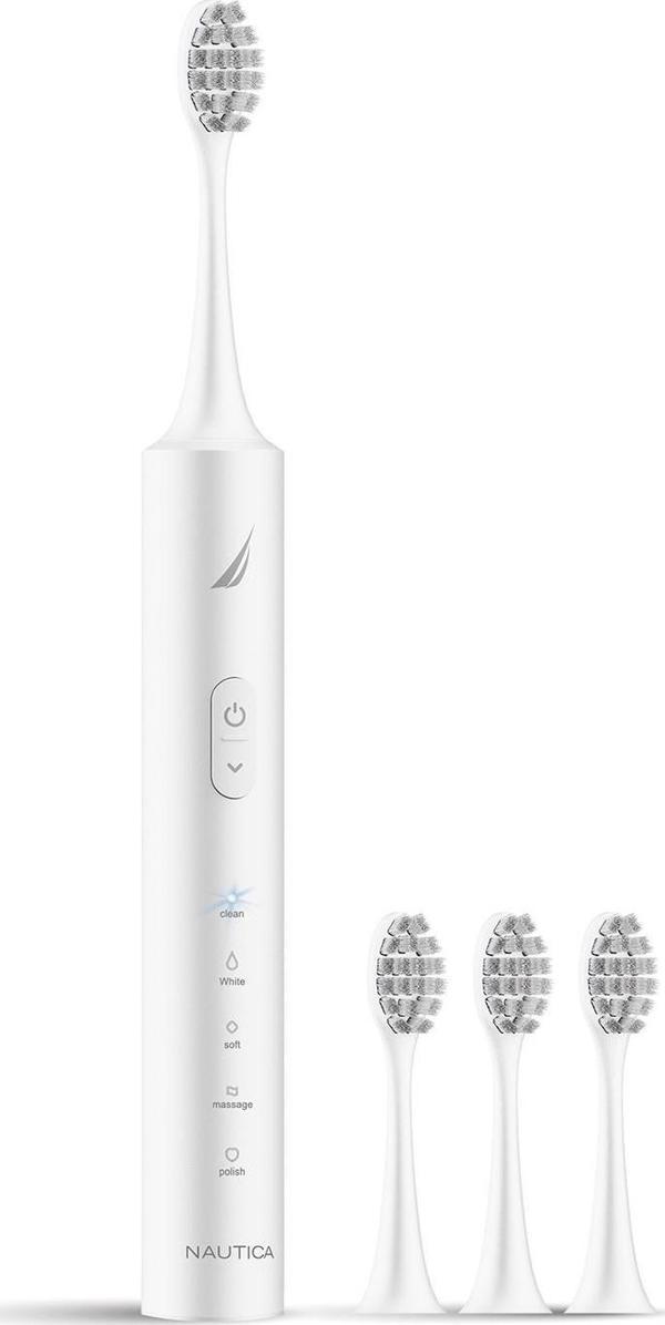 Nautica TB80 IPX7 Su Geçirmez Şarjlı Diş Fırçası Beyaz - Image 1