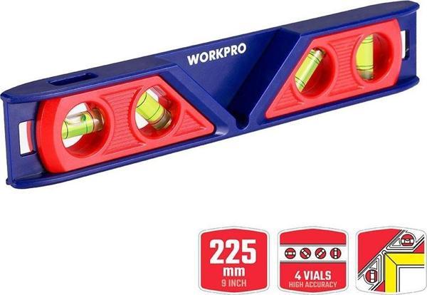 WORKPRO WP262028 225MM Açı Kontrollü Torpedo Su Terazisi - Image 1