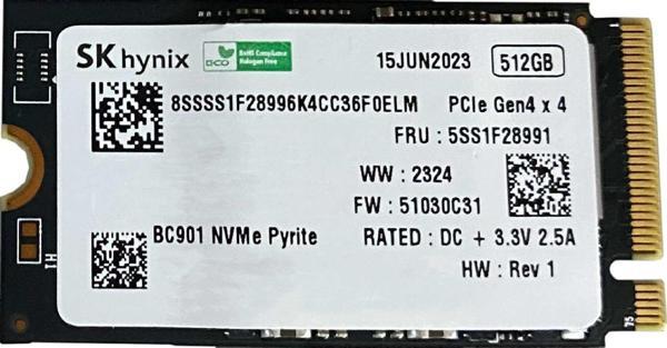 SK Hynix BC901 512GB 22x42 M.2 NVMe SSD - Image 1
