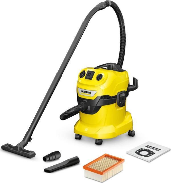Karcher 1.628-270.0 WD 4P 1000 Watt Islak Kuru Elektrikli Süpürge - Image 1