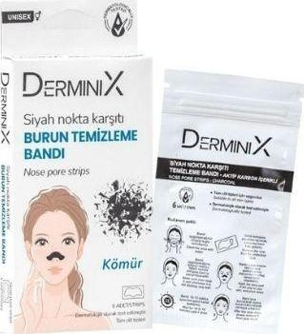 Derminix Kömürlü Siyah Nokta Karşıtı Burun Temizleme Bandı - Image 1