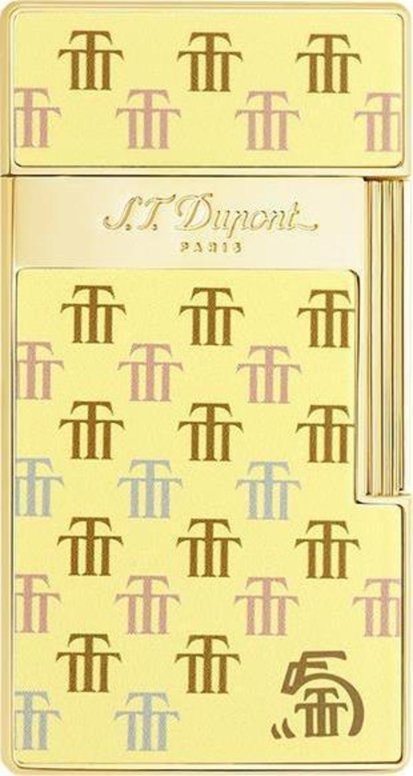 S.T. Dupont Biggy Trinidad Lacquered Sarı Puro Çakmağı 25077 - Image 1