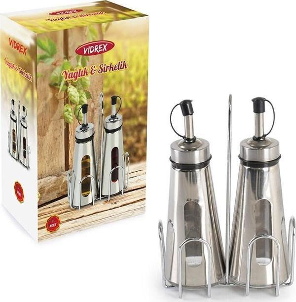 Vidrex Standlı Yağlık Sirkelik Seti 165 ml – NK3321 - Image 1