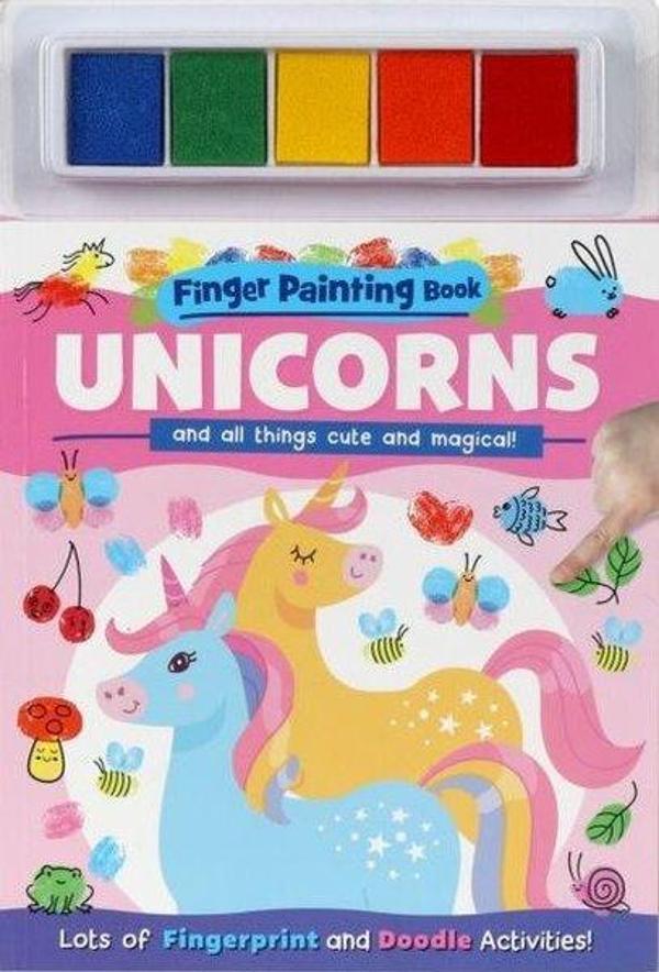Finger Painting Book - Unicorn - Alligator Products Limited - Image 1