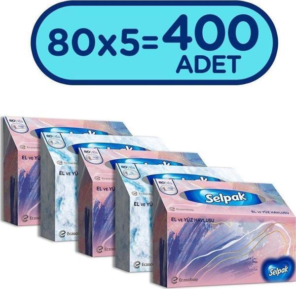 Selpak® El ve Yüz Havlusu 5 x 80'li - Image 1
