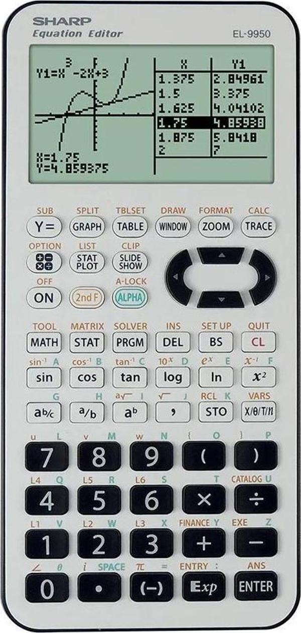 Sharp EL-9950G 827 Fonksiyon Grafik Hesap Makinesi - Image 1