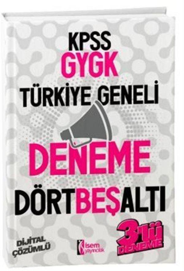 2024 KPSS Genel Yetenek Genel Kültür Türkiye Geneli Deneme 4-5-6 - İsem Kitap - Image 1