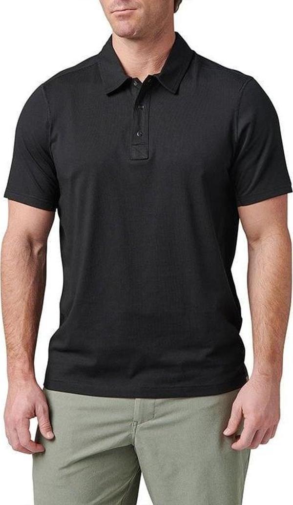 5.11 ARCHER CREST S/S POLO SIYAH TISORT - Image 1