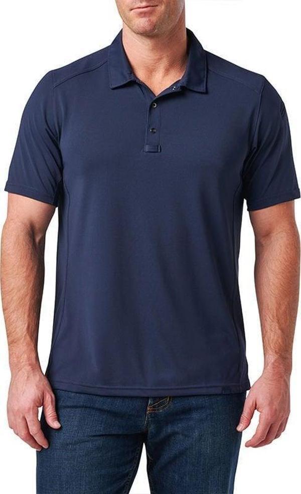 5.11 PARAMOUNT CREST POLO KISA KOL LACIVERT TISORT - Image 1