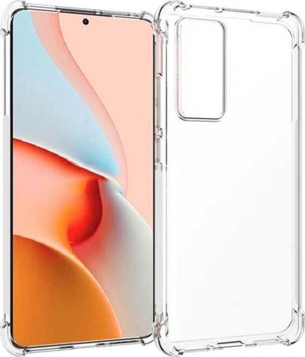 Xiaomi Mi 12T Pro Kılıf Köşeleri Airbagli Şeffaf Silikon - Image 1