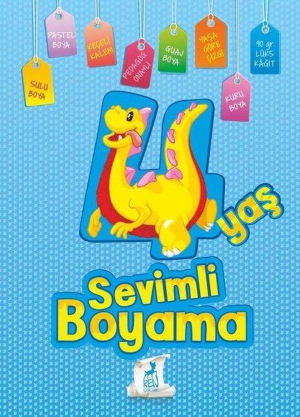 Sevimli Boyama 4 Yaş - Ren Kitap Yayınevi - Image 1