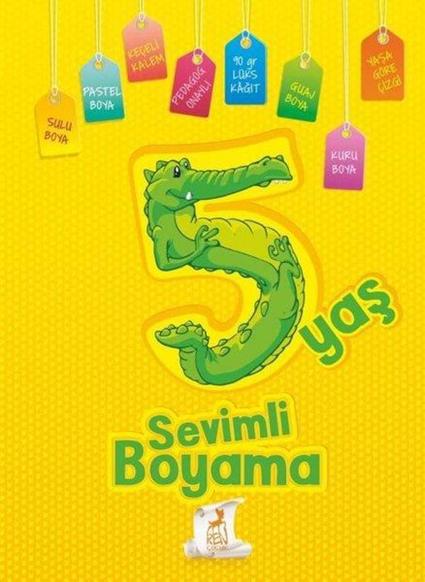 Sevimli Boyama 5 Yaş - Ren Kitap Yayınevi - Image 1
