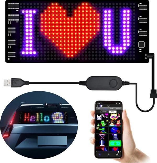 Powermaster PM-23820 7x17cm USB’li Kayan Yazı Led Tabela - Image 1