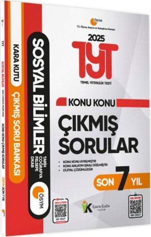 2025 YKS-TYT Sosyal Bilimler Karakutu Konu Konu Çıkmış Soru Bankası ÖSYM Son 7 Yıl Dijital Çözümlü - İnformal Yayınları - Image 1